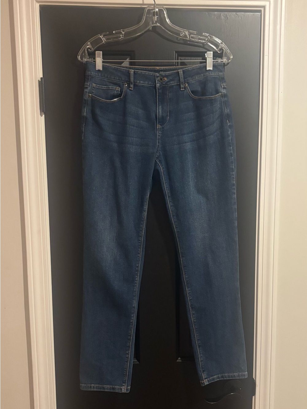 J. Jill Women's Medium Blue Straight-Leg Jeans